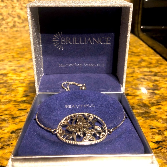 Swarovski Marcasite Silver Brilliance Bracelet - Picture 1 of 3